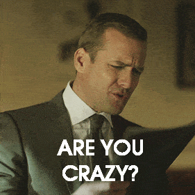 harvey specter are you crazy gif