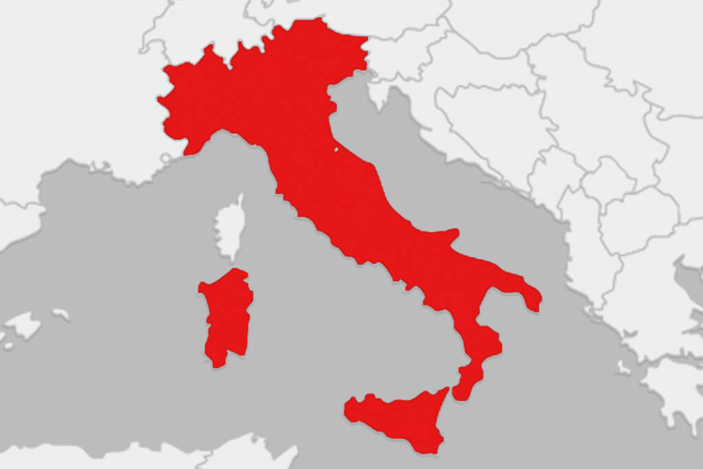 italia zona rossa